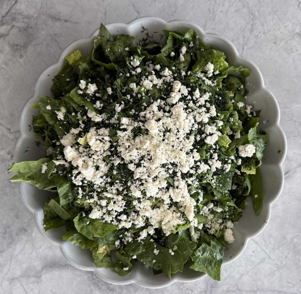 Green Greek Salad
