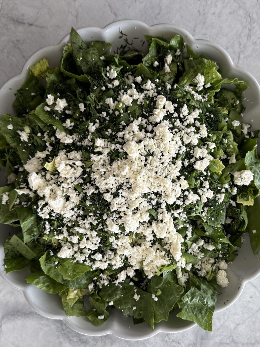 Green Greek Salad