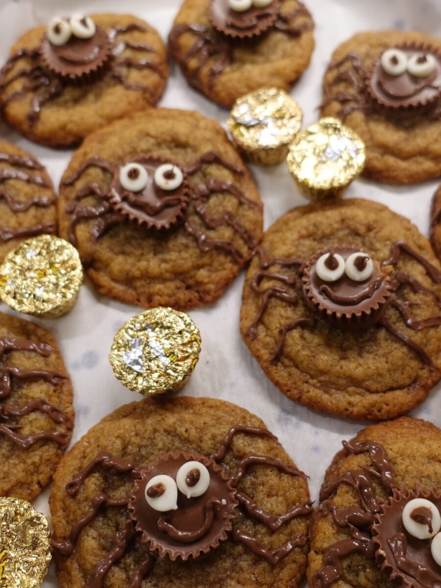 spider cookies for halloween