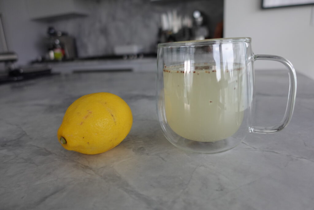ginger lemon tea