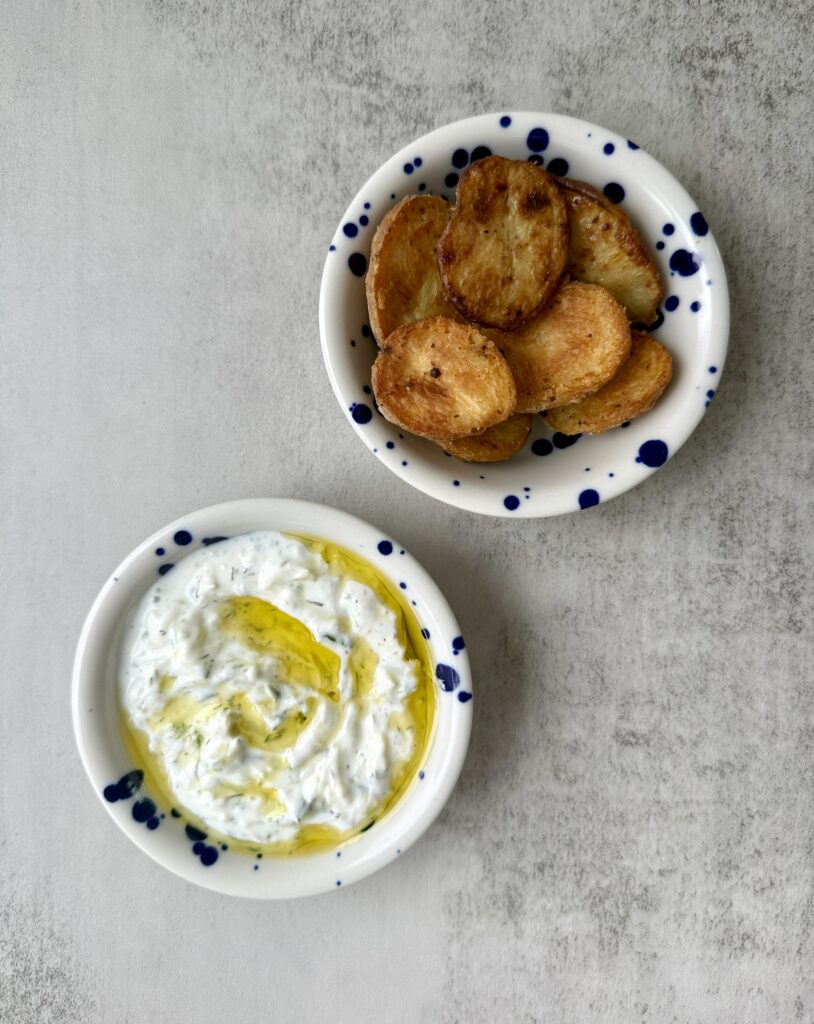 Garlic Free Greek Yogurt Tzatziki Sauce