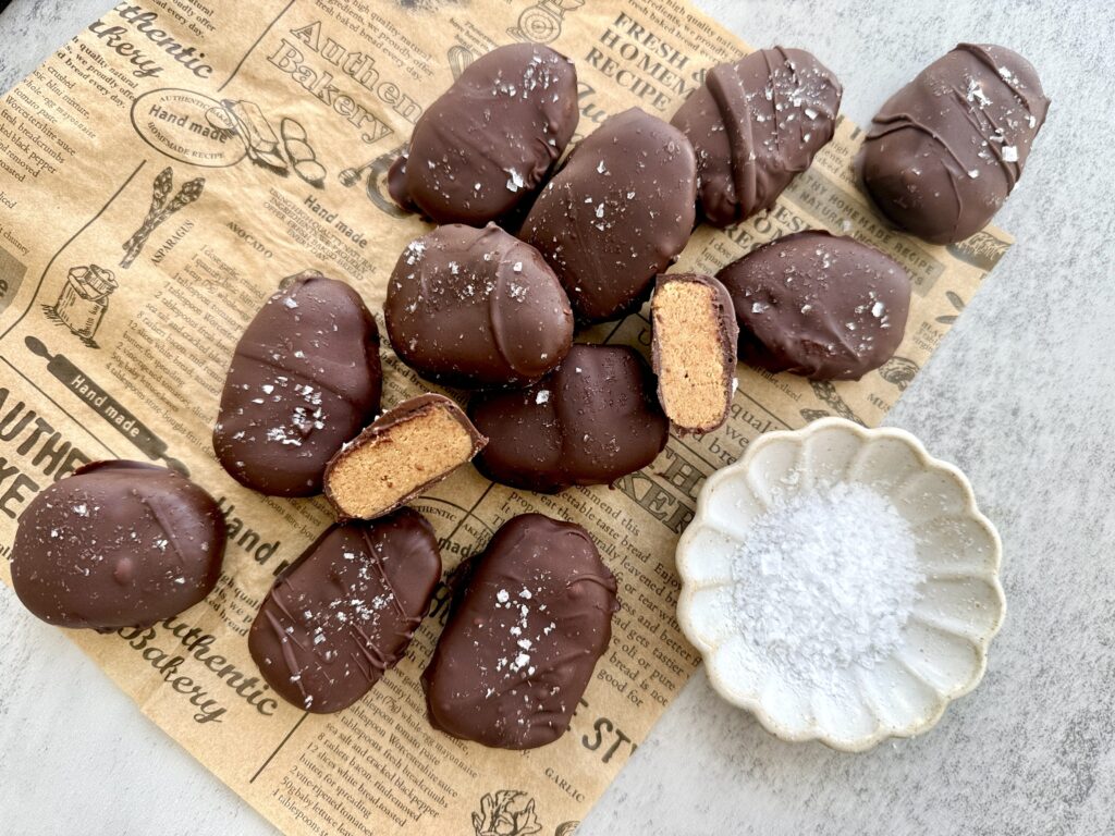 No-Bake Chocolate Covered Protein Eggs With Almond Butter (Easy + Clean)