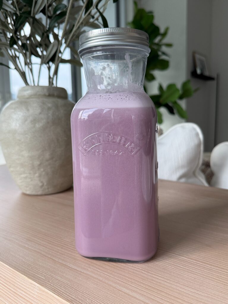 Blueberry Almond Milk on Easter Menu