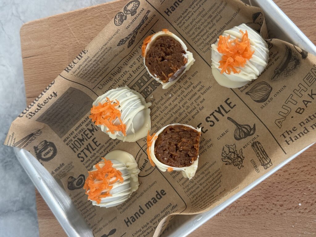 carrot cake bites