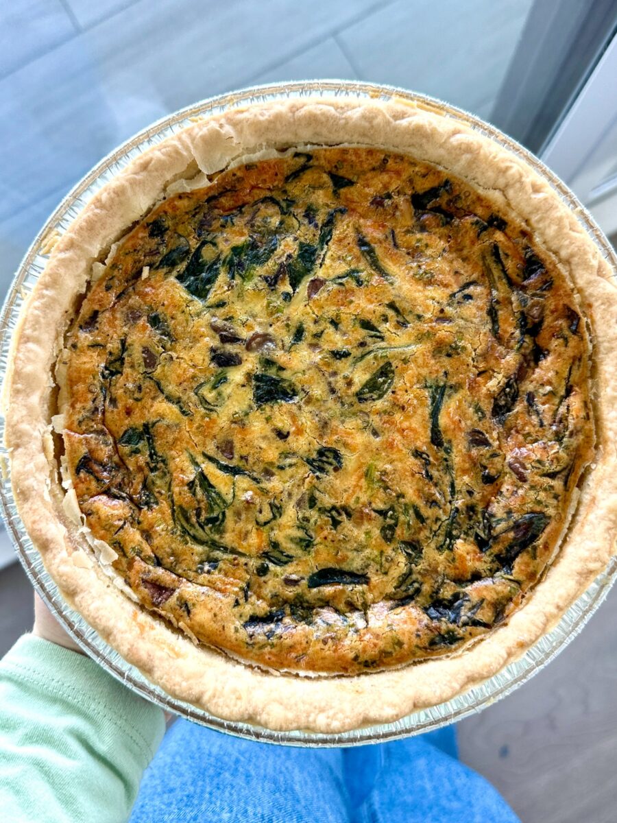 Spinach and Mushroom Quiche: A Simple and Delicious Brunch Recipe!