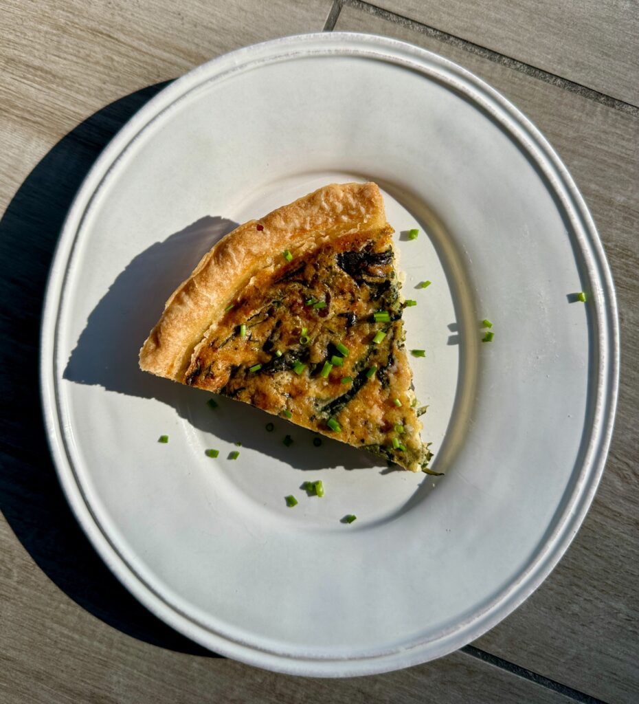 Vegetable Quiche Recipe: Spinach and Mushroom Quiche