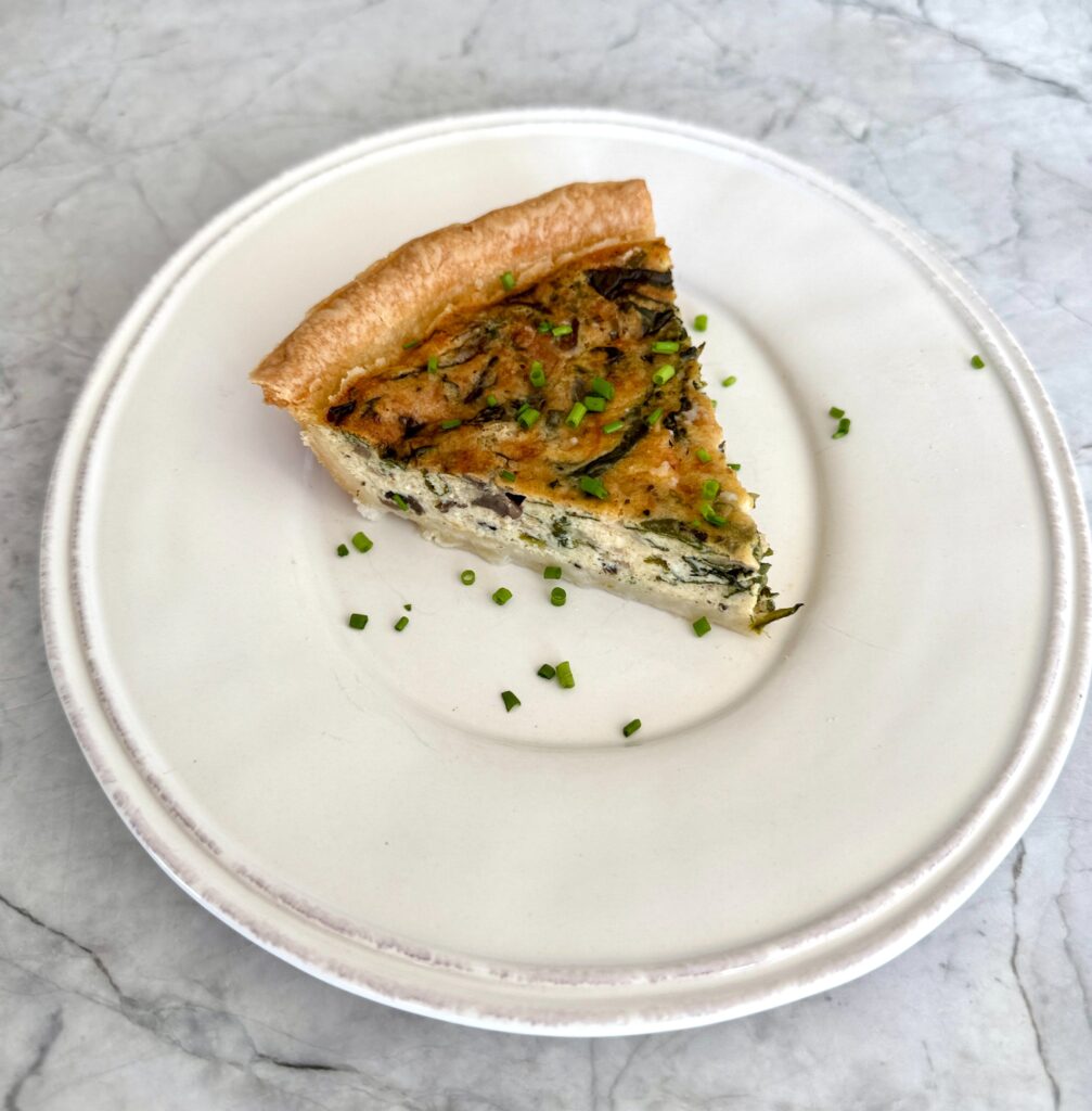 Delicious Spinach and Mushroom Quiche Recipe